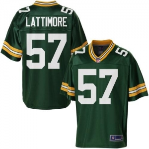 Pro Line Men's Green Bay Packers Jamari Lattimore Team Color Jer