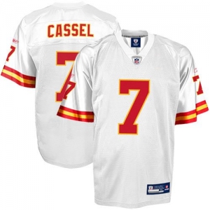 Reebok Matt Cassel Kansas City Chiefs Youth Replica Jersey - Whi