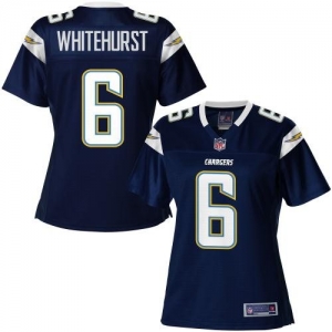 Pro Line Women's San Diego Chargers Charlie Whitehurst Team Colo