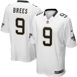 Nike Drew Brees New Orleans Saints Game Jersey - White