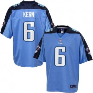 Pro Line Men's Tennessee Titans Brett Kern Team Color Jersey