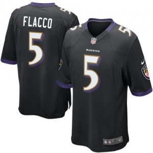 Nike Joe Flacco Baltimore Ravens Game jersey - Black