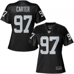 Pro Line Women's Oakland Raiders Andre Carter Team Color Jersey