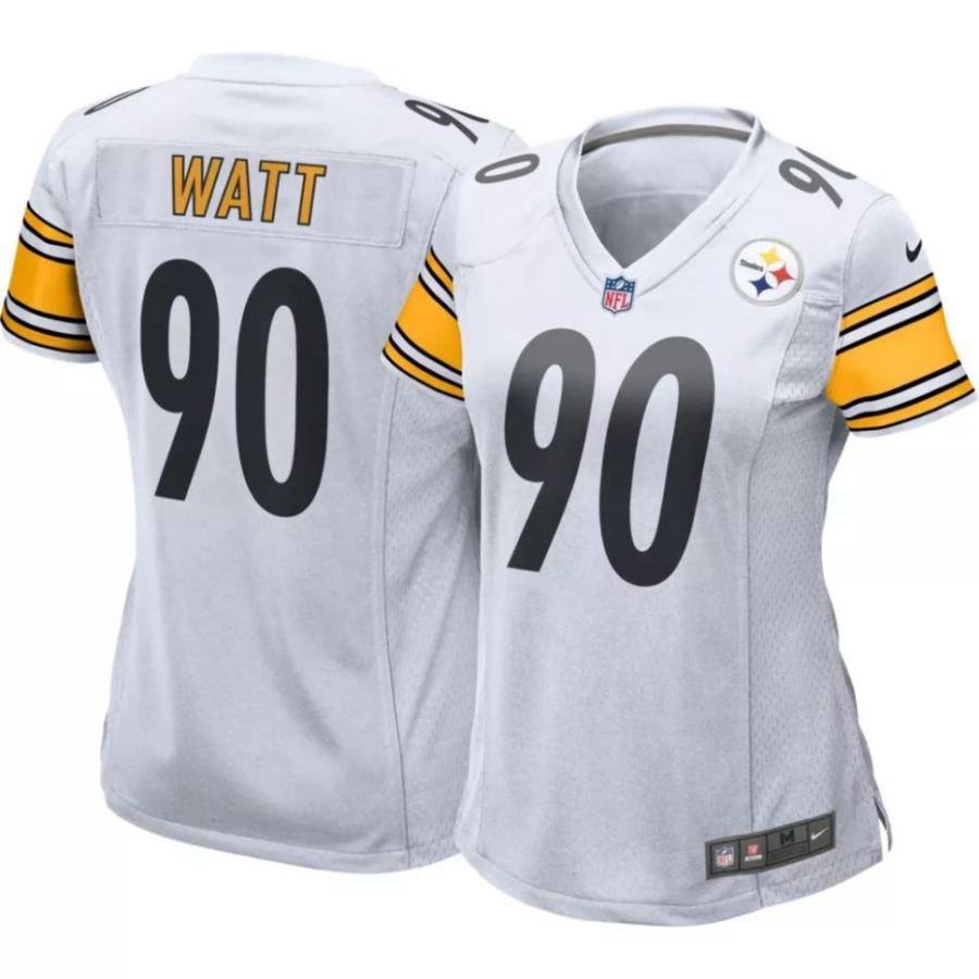 Nike Women's Pittsburgh Steelers T.J. Watt #90 White Game Jersey