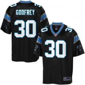 Pro Line Men's Carolina Panthers Charles Godfrey Team Color Jers