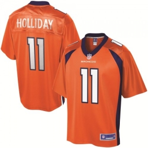 Pro Line Men's Denver Broncos Trindon Holliday Team Color Jersey