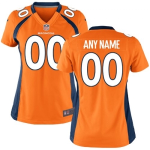 Nike Denver Broncos Women's Custom Game Jersey - Orange