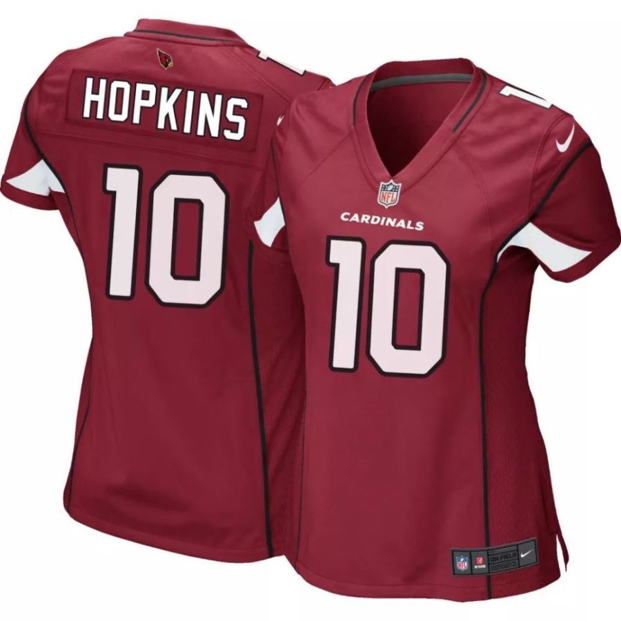 Nike Women's Arizona Cardinals DeAndre Hopkins #10 Red Game Jers