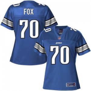 Pro Line Women's Detroit Lions Jason Fox Team Color Jersey