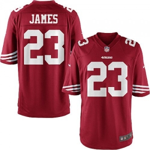 Nike LaMichael James San Francisco 49ers Youth Game Jersey - Sca