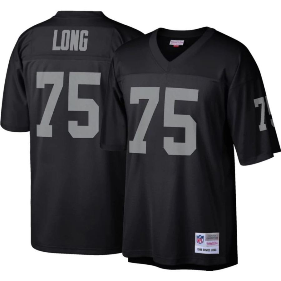 Mitchell & Ness Men's Oakland Raiders Howie Long #75 Black 1988