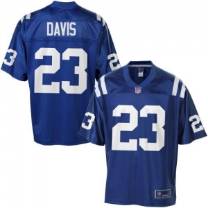 Pro Line Men's Indianapolis Colts Vontae Davis Team Color Jersey