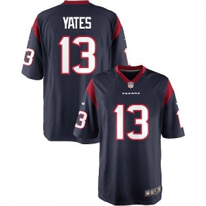 Nike T.J. Yates Houston Texans Youth Game Jersey - Navy Blue