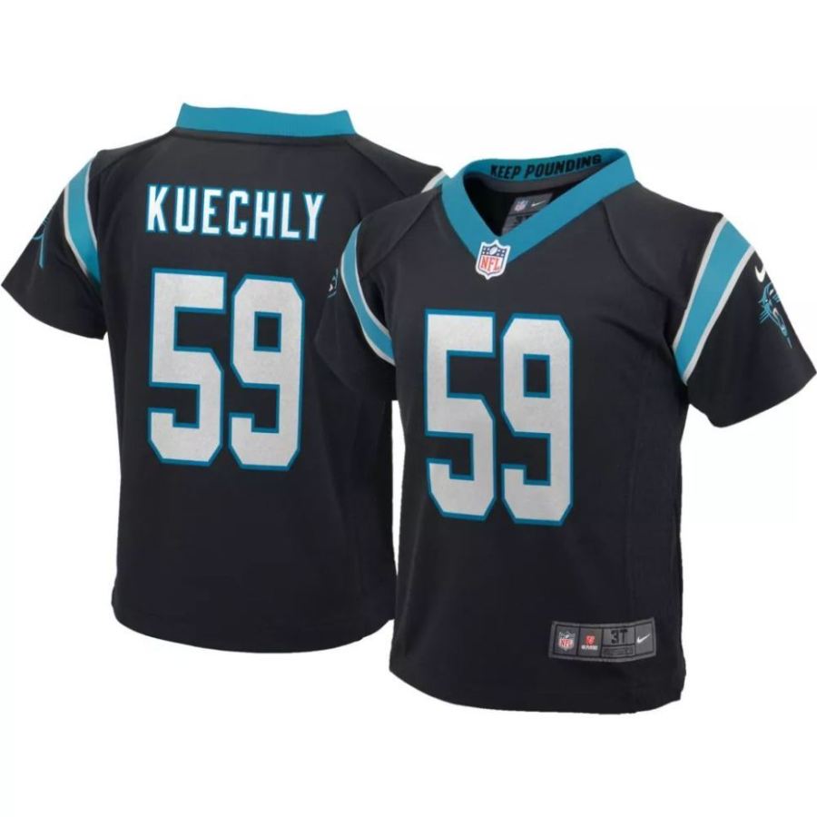 Nike Boys' Carolina Panthers Luke Kuechly #59 Black Game Jersey