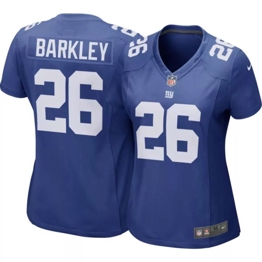 Nike Women's New York Giants Saquon Barkley #26 Royal Game Jerse