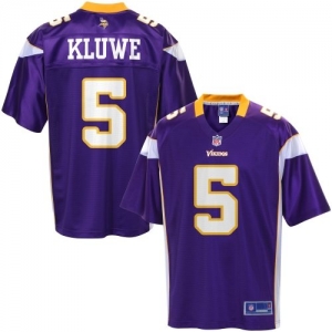 Pro Line Men's Minnesota Vikings Chris Kluwe Team Color Jersey