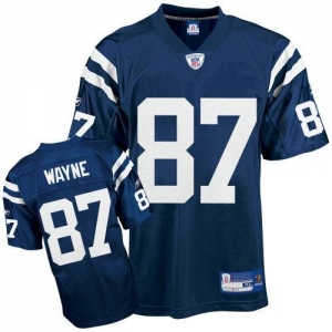 Reebok NFL Equipment Indianapolis Colts #87 Reggie Wayne Royal B