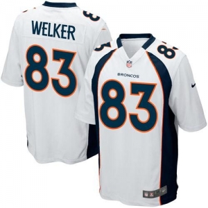 Nike Wes Welker Denver Broncos Game Jersey - White