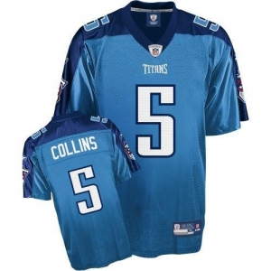 Reebok Tennessee Titans Kerry Collins Replica Jersey