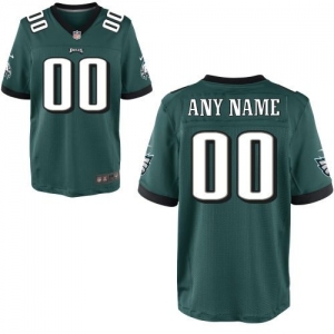 Nike Philadelphia Eagles Customized Elite Jersey - Midnight Gree