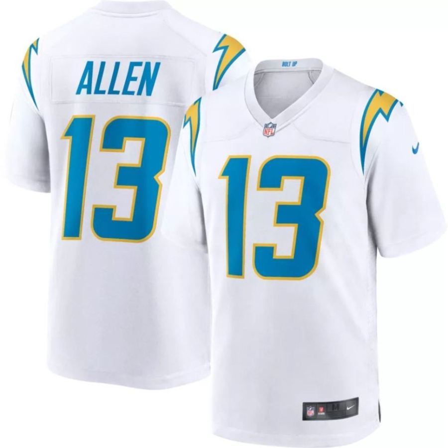 Nike Men's Los Angeles Chargers Keenan Allen #13 White Game Jers