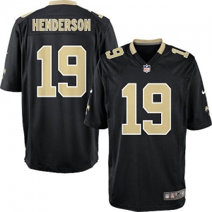 Nike Devery Henderson New Orleans Saints Youth Game Jersey - Bla