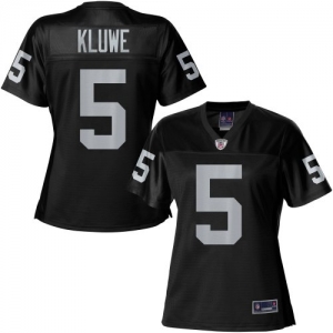 Pro Line Women's Oakland Raiders Chris Kluwe Team Color Jersey