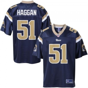 Pro Line Men's St. Louis Rams Mario Haggan Team Color Jersey