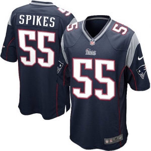 Nike Brandon Spikes New England Patriots Youth Game Jersey - Nav