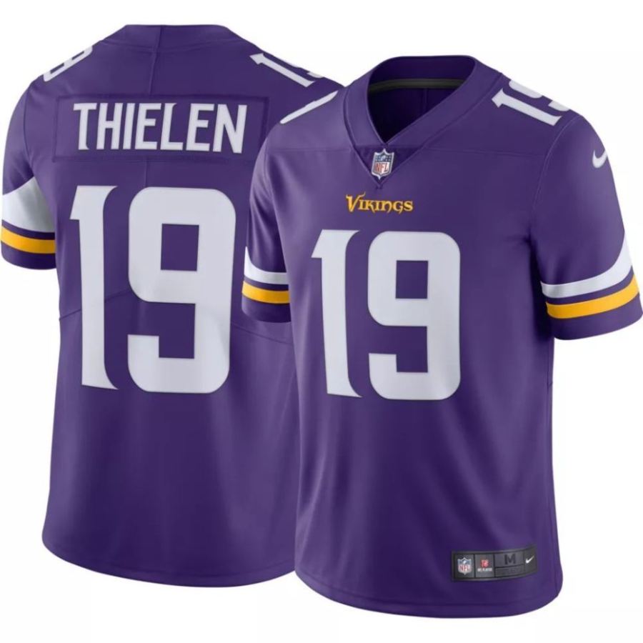 Nike Men's Minnesota Vikings Adam Thielen #19 Home Purple Limite