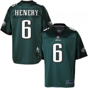 Pro Line Men's Philadelphia Eagles Alex Henery Team Color Jersey