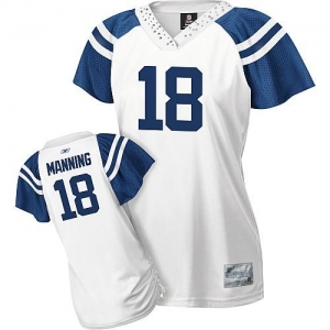 Reebok NFL Equipment Indianapolis Colts #18 Peyton Manning Ladie