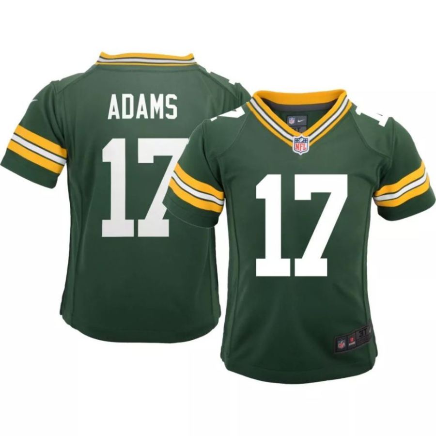 Nike Toddler Green Bay Packers Davante Adams #17 Green Game Jers