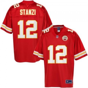 Pro Line Men's Kansas City Chiefs Ricky Stanzi Team Color Jersey