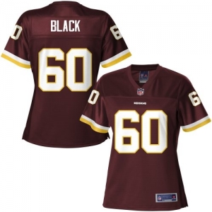 Pro Line Women's Washington Redskins Jordan Black Team Color Jer