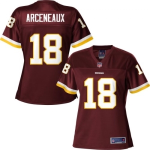 Pro Line Women's Washington Redskins Emmanuel Arceneaux Team Col