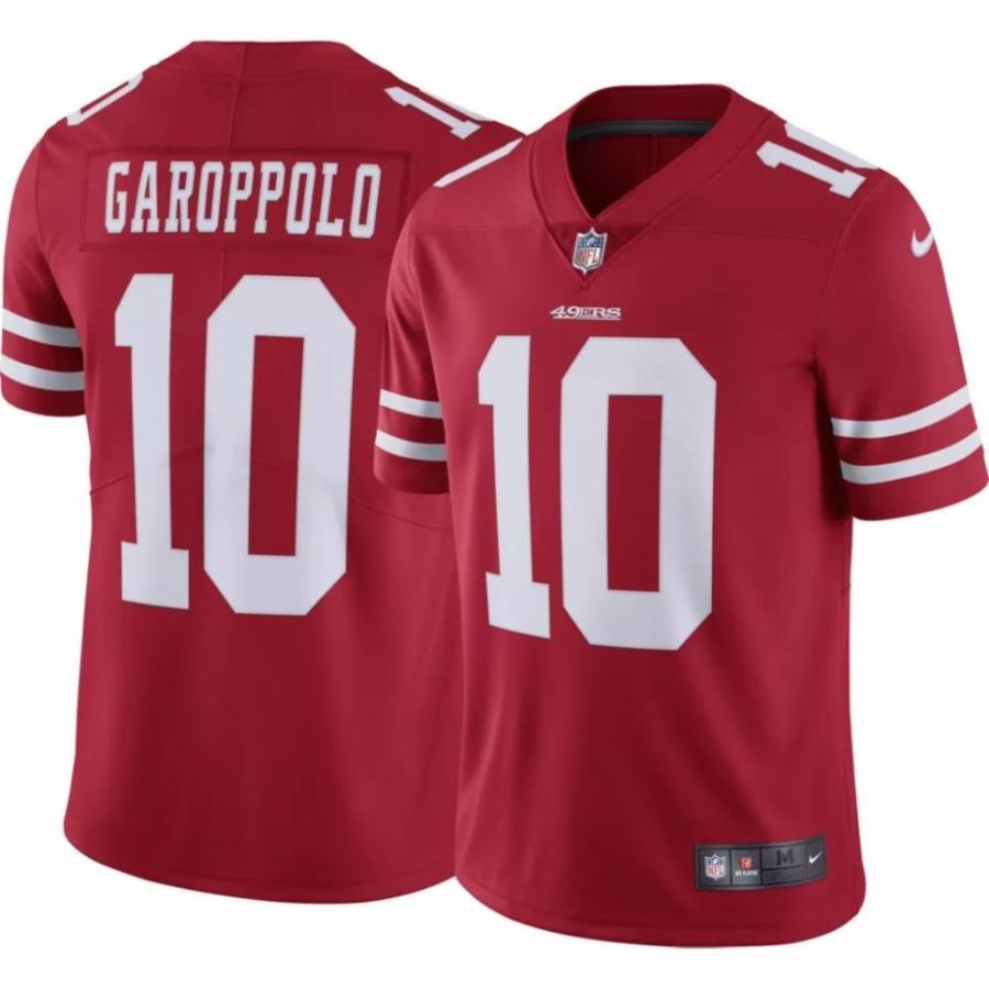 Nike Men's San Francisco 49ers Jimmy Garoppolo #10 Red Limited J