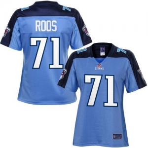 Pro Line Women's Tennessee Titans Michael Roos Team Color Jersey