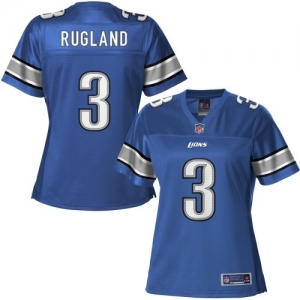 Pro Line Women's Detroit Lions Havard Rugland Team Color Jersey