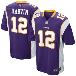 Nike Percy Harvin Minnesota Vikings Game Jersey - Purple