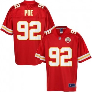 Pro Line Men's Kansas City Chiefs Dontari Poe Team Color Jersey