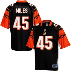 Pro Line Men's Cincinnati Bengals Jeromy Miles Team Color Jersey