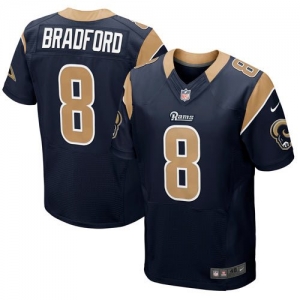 Nike Sam Bradford St. Louis Rams Elite Jersey - Navy Blue