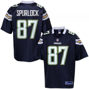 Pro Line Men's San Diego Chargers Micheal Spurlock Team Color Je