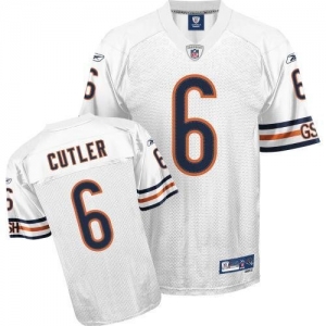 Reebok Chicago Bears Jay Cutler Premier White Jersey