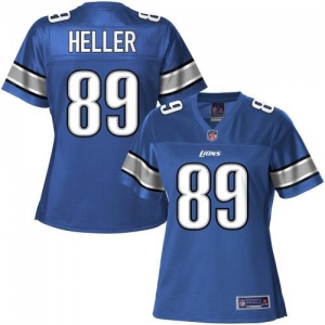 Pro Line Women's Detroit Lions Will Heller Team Color Jersey