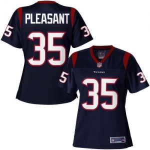 Pro Line Women's Houston Texans Eddie Pleasant Team Color Jersey