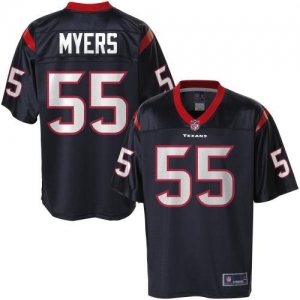 Pro Line Men's Houston Texans Chris Myers Team Color Jersey