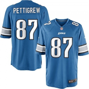 Nike Brandon Pettigrew Detroit Lions Youth Game Jersey - Light B