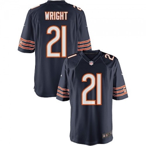 Nike Major Wright Chicago Bears Youth Game Jersey - Navy Blue